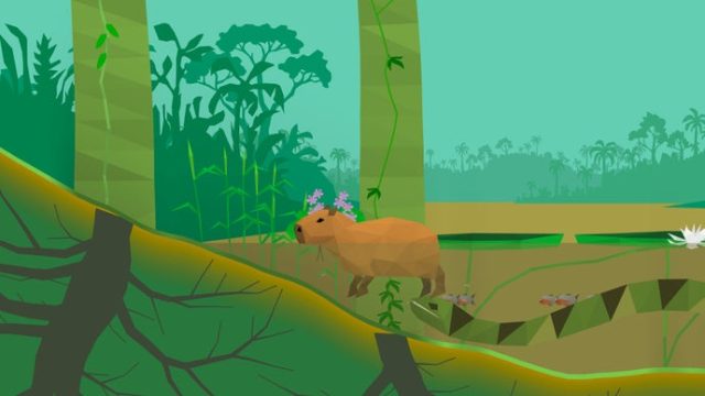 Game: Polyzonia is an ecosystem sim about breathing life into the Amazon rainfor