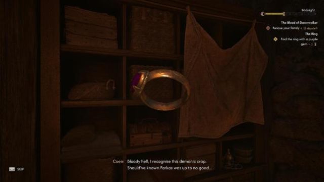 Master the Quest for Farkas' Ring in Blood of Dawnwalker