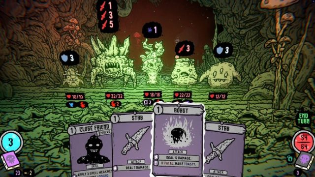 Game: Shroom and Gloom is a positively mycelial roguelike double deckbuilder tha