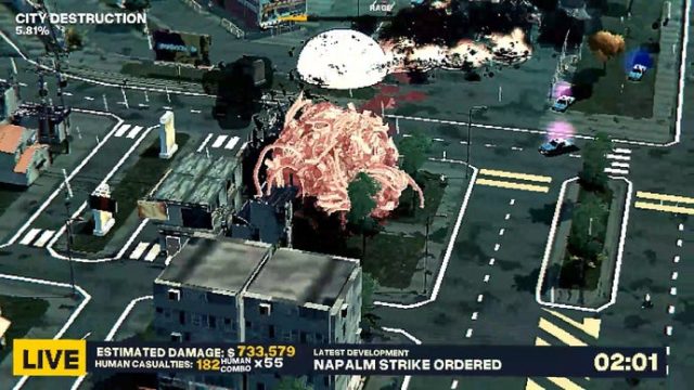 Game: ROLLA is evil, fleshy, monstrous, B-movie-esque Katamari Damacy, and is ou